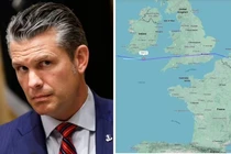 Máy bay chở Bộ trưởng Quốc phòng Mỹ hạ cánh khẩn vì nứt kính