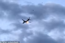 Máy bay chở 281 người cháy động cơ giữa không trung, hạ cánh khẩn 