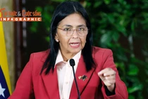 [INFOGRAPHIC] Điều ít biết về Tổng thống lâm thời Venezuela Delcy Rodriguez