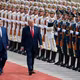 Cái bắt tay lịch sử giữa ông Tập và ông Trump tại Bắc Kinh