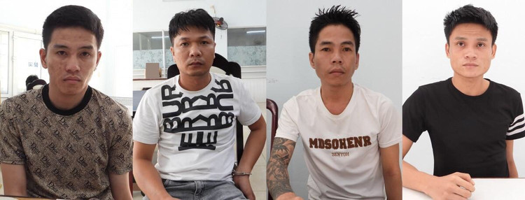 Các đối tượng trong đường dây hack facebook lừa đảo