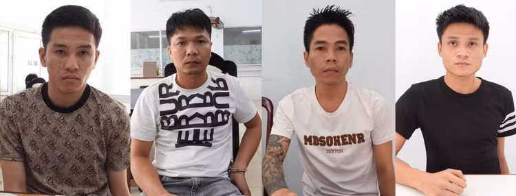 Các đối tượng trong đường dây hack facebook lừa đảo