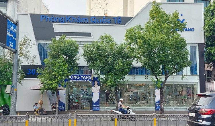 Phòng khám quốc tế Dong Yang, địa chỉ 307I Nguyễn Văn Trỗi, Phường 1, quận Tân Bình, TP HCM. Ảnh: Hữu Thông.