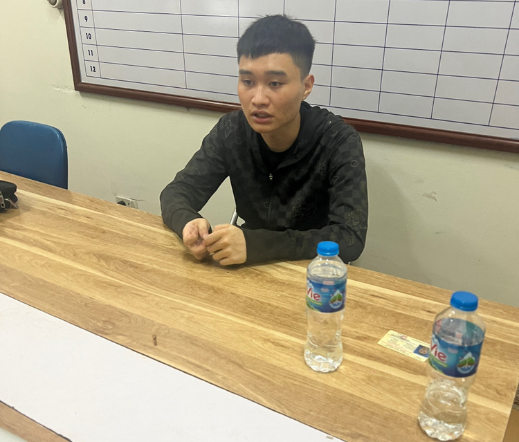 Đối tượng Nguyễn Đức Anh (SN 2002, trú phường Tràng Minh, quận Kiến An, Hải Phòng)