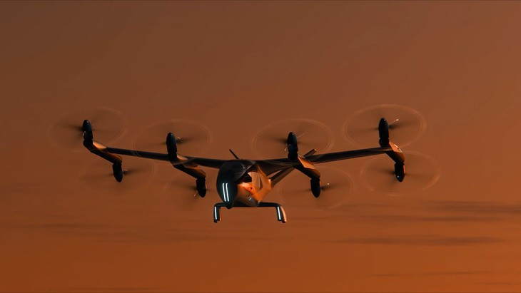 Mẫu taxi bay SA-2 của hãng Hyundai - Hàn Quốc được giới thiệu tại triển lãm CES đầu năm 2024. Nguồn: Hyundai Motors