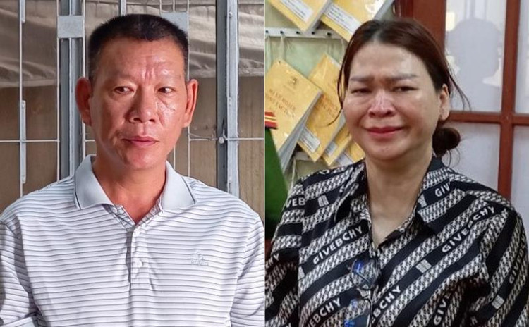 Vợ chồng Nguyễn Phước Hùng và Hoàng Thị Hồng Nhạn