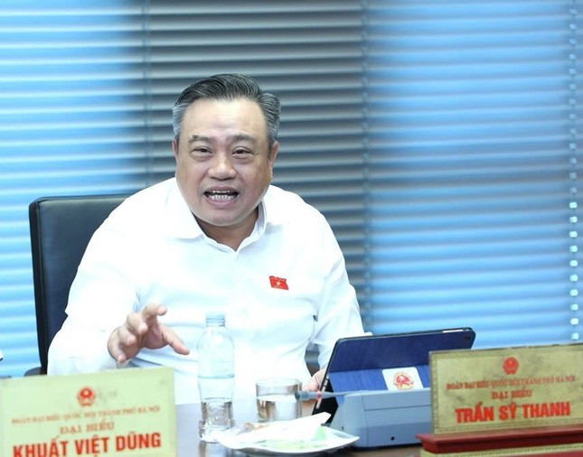 Chủ tịch UBND thành phố Hà Nội Trần Sỹ Thanh. Ảnh: PT/Báo Tiền phong