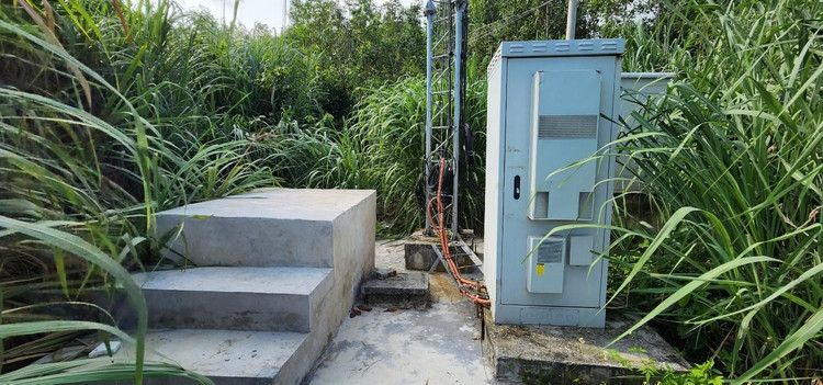 Công trình được xây dựng kiên cố, bê tông hóa trên đất vườn.