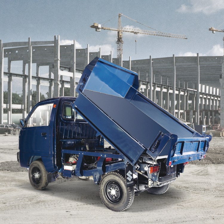 Suzuki Carry Truck có đa dạng loại thùng nhằm đáp ứng nhiều nhu cầu sử dụng như thùng lửng, thùng kín, thùng ben, mui bạt...