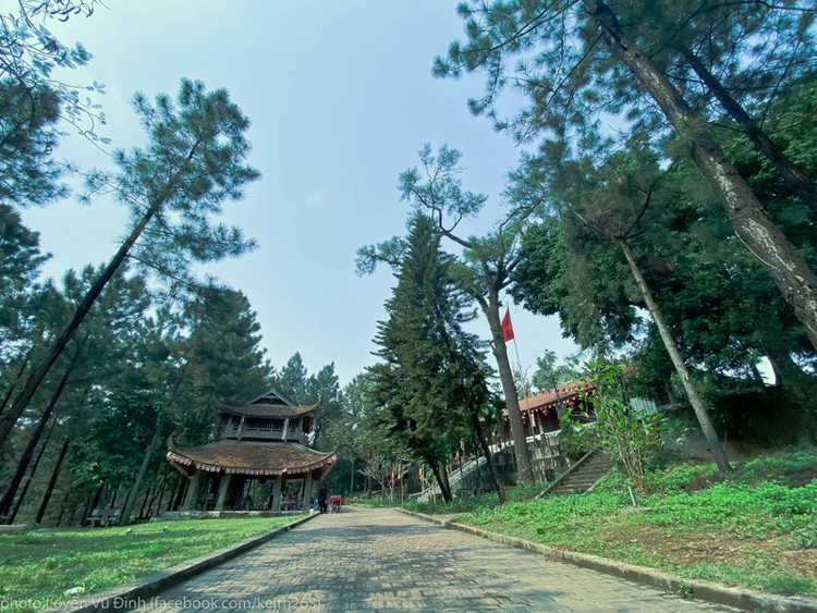 : Cảnh quan kiến trúc chùa Trăm Gian. Ảnh: Vũ Đình Luyến / Chùa Trăm Gian Facebook.