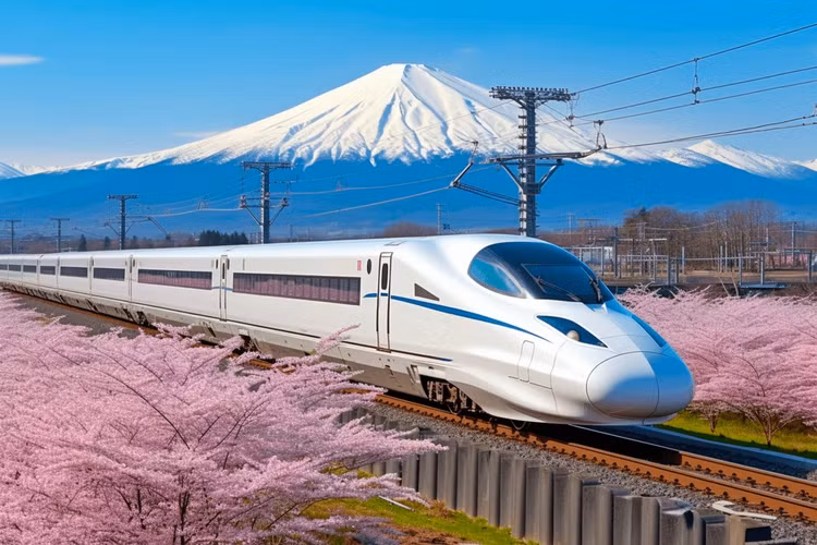 Đường sắt cao tốc Shinkansen là niềm tự hào của Nhật Bản. Nguồn: Japanese Trains.