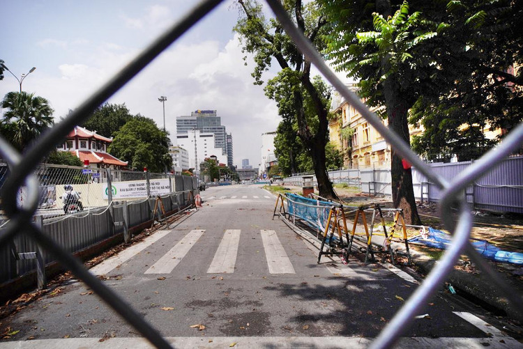 Thi công giai đoạn 2 - ga ngầm S12. Đây là một trong những hạng mục thuộc dự án tuyến đường sắt đô thị Nhổn - Ga Hà Nội.