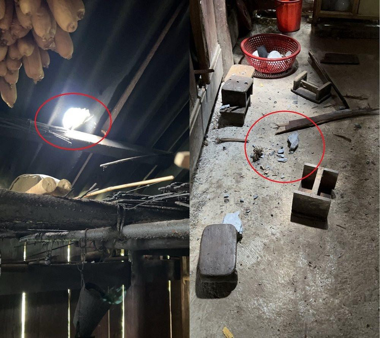 Có ít nhất 6 ngôi nhà bị thủng mái và 1 trẻ em bị thương sau vụ nổ mình trưa 14/9.