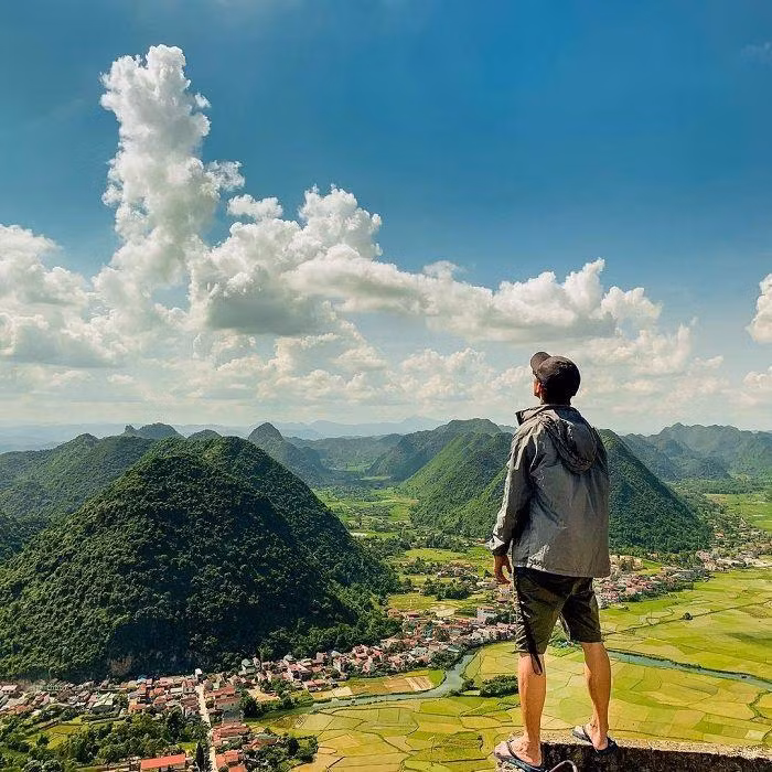 Để chiêm ngưỡng được trọn vẹn khung cảnh thiên nhiên tuyệt đẹp tại Bắc Sơn vào mùa lúa chín, khách du lịch nên dành trọn 1 ngày. Ảnh: Vietgiaitri