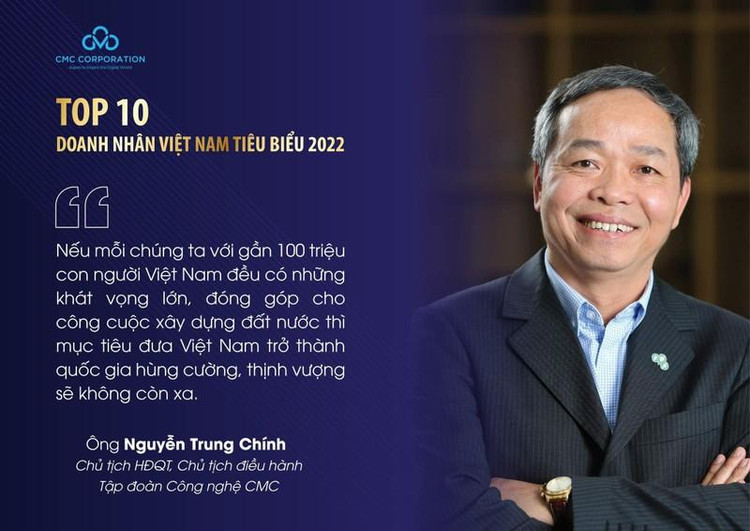 Ông Nguyễn Trung Chính, Chủ tịch Tập đoàn CMC
