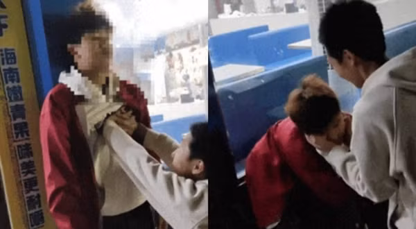 Các em học sinh đang chơi trò chơi tử thần cực nguy hiểm.