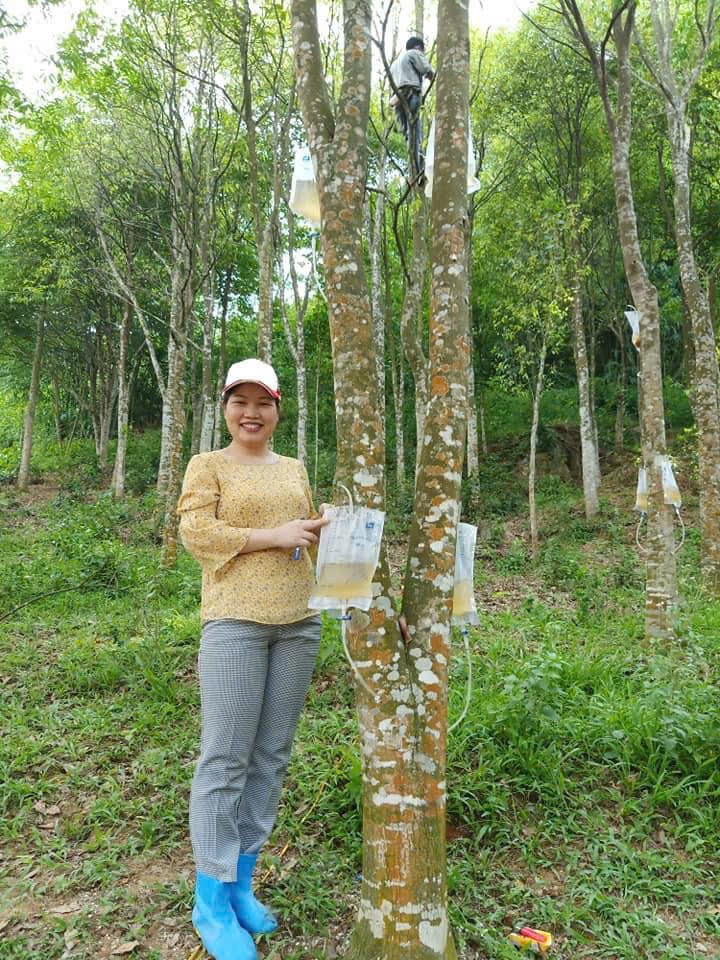 S Hồng Gấm luôn mong muốn tạo ra trầm hương từ chế phẩm sinh học. ảnh: NVCC