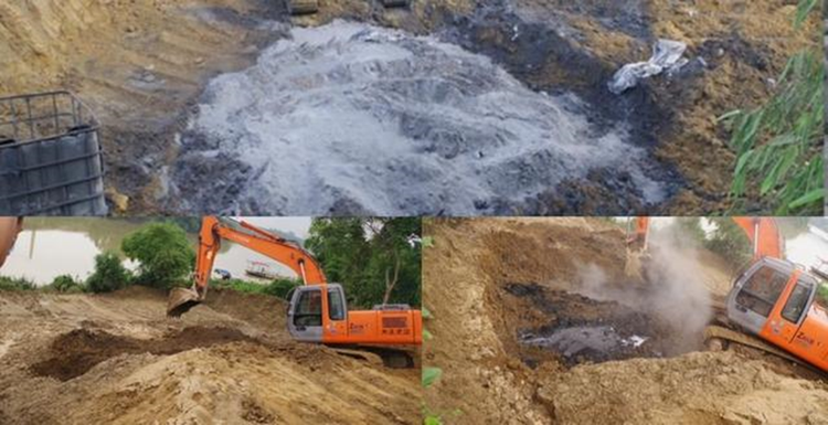 Hiện trường xảy ra vụ án (Cổng thông tin điện tử Công an tỉnh Bắc Giang). Hiện trường xảy ra vụ án (Cổng thông tin điện tử Công an tỉnh Bắc Giang).