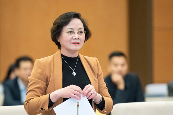 Bộ trưởng Bộ Nội vụ Phạm Thị Thanh Trà. Ảnh: QH.