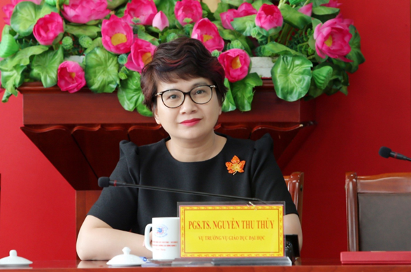 PGS.TS Nguyễn Thu Thủy, Vụ trưởng Vụ Giáo dục Đại học, Bộ GD&amp;ĐT.