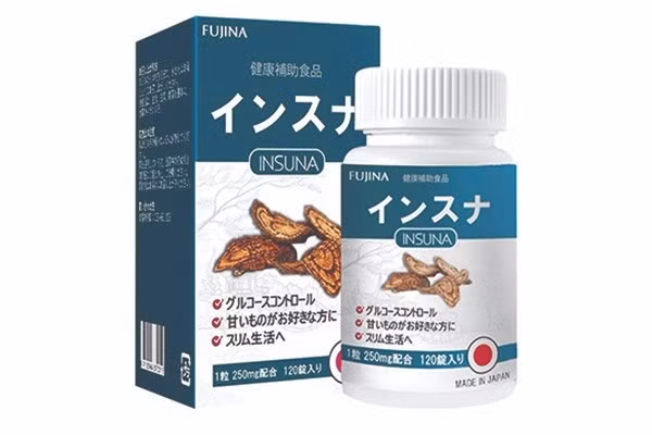 Sản phẩm TPBVSK Insuna. Ảnh: Cục An toàn Thực phẩm.