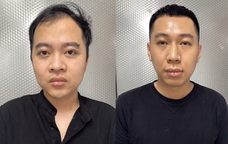 Đăng (phải) và Khải (ảnh CACC)