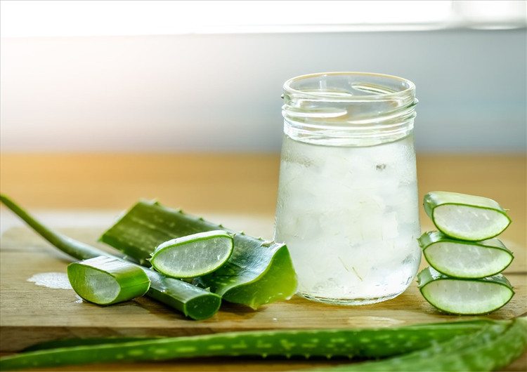 Nước ép từ cây nha đam chứa chất chống viêm và chất chống oxy hóa, giúp giảm viêm khớp - Ảnh minh hoạ