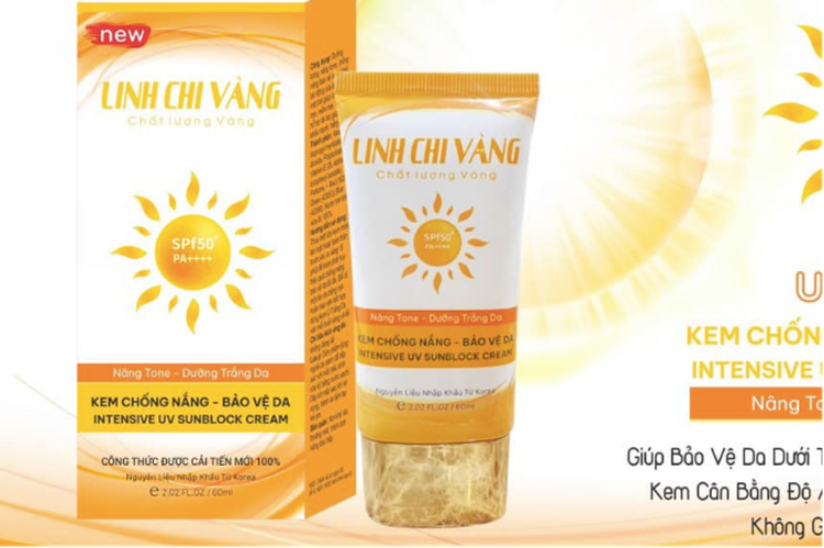 Kem trắng da Linh Chi Vàng bị thu hồi.