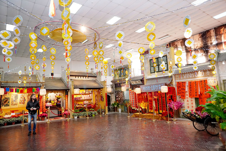 Không gian hoài niệm cho Tết xưa tại Hoàng Thành Thăng Long.