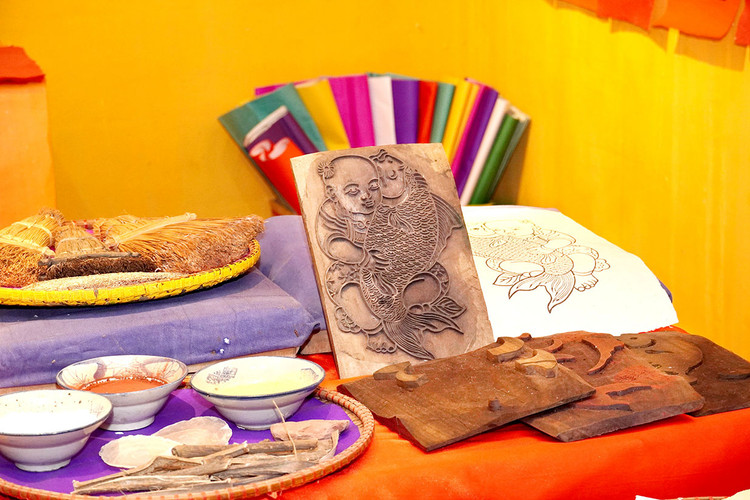 Mộc bản tranh Đông Hồ, cái đã tạo nên đặc trưng cho dòng tranh dân gian truyền thống.