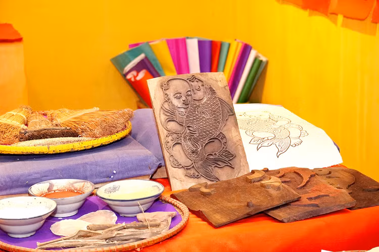 Mộc bản tranh Đông Hồ, cái đã tạo nên đặc trưng cho dòng tranh dân gian truyền thống.