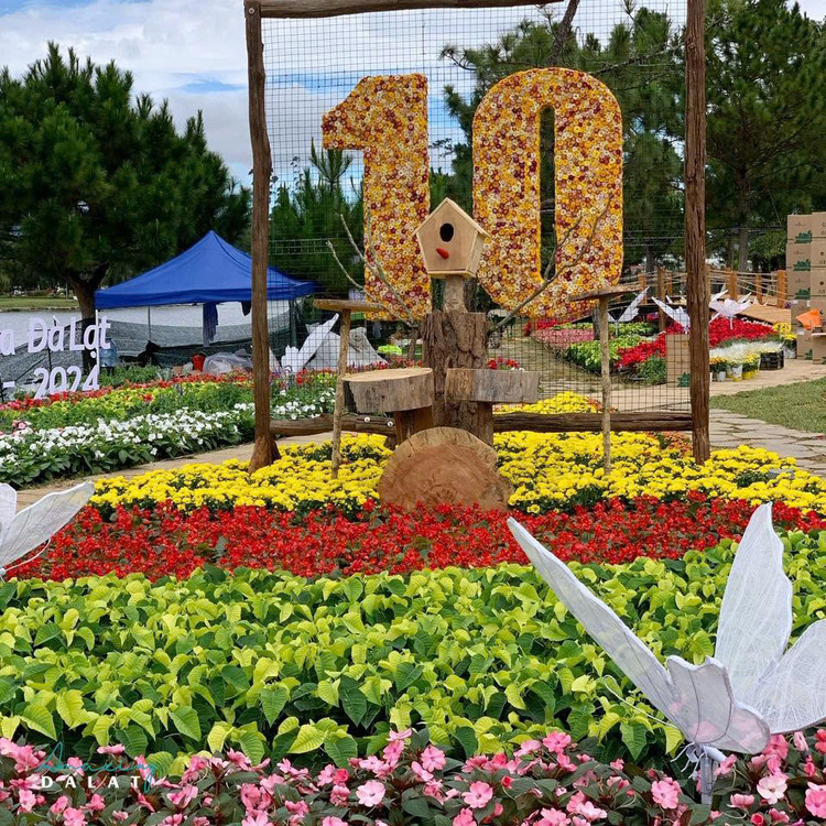 Festival hoa Đà Lạt 2024 kéo dài nguyên tháng 12 với nhiều hoạt động đặc sắc (Ảnh Amazing Đà Lạt).