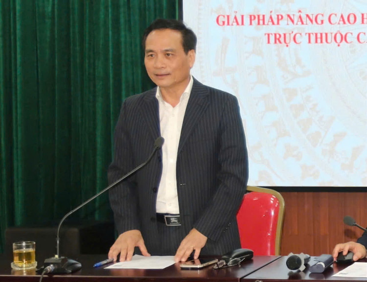 PGS.TS Phạm Ngọc Linh, Phó Chủ tịch VUSTA phát biểu tại hội thảo