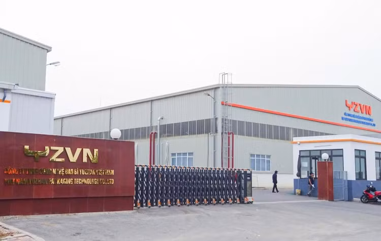 Công ty bao bì Yuzhan ở Bắc Ninh bị xử phạt. Ảnh TC Môi trường và cuộc sống