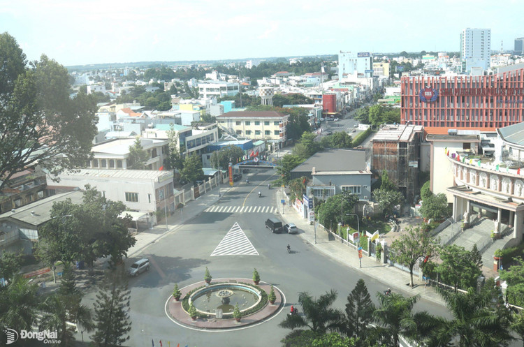 Khu vực Quảng trường Sông Phố của thành phố Biên Hòa. Ảnh: Báo Đồng Nai.