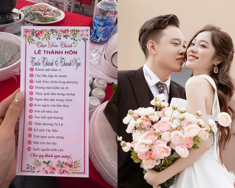 Thực đơn đám cưới &quot;độc lạ&quot;ở Yên Bái