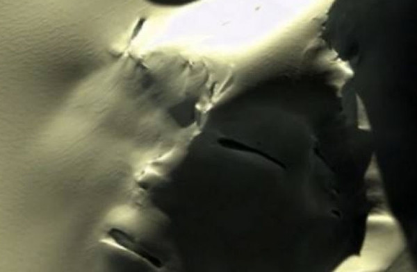 Khuôn mặt người ngoài hành tinh được chụp bởi Google Earth.