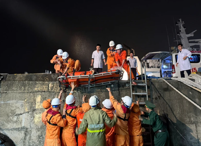 Ông Nguyễn Bính Tài được cấp cứu kịp thời.