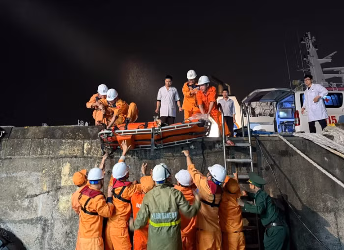 Ông Nguyễn Bính Tài được cấp cứu kịp thời.