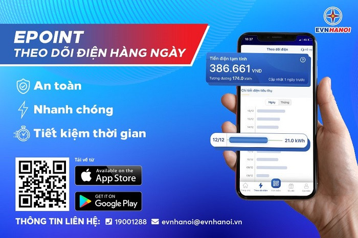 App EPOINT của Điện lực.