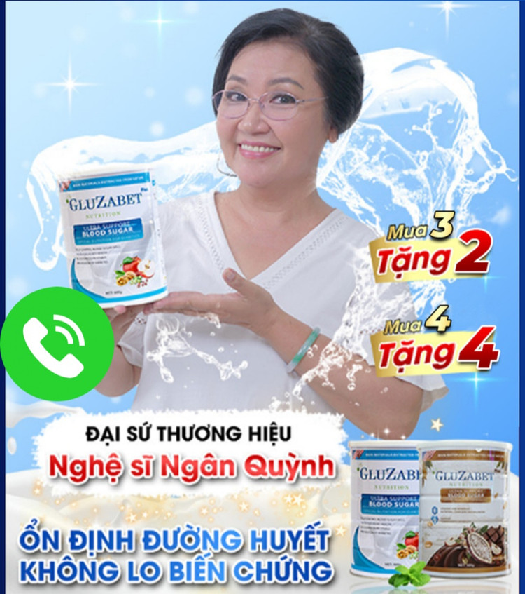 TPBVSK Gluzabet quảng cáo trên các trang web.