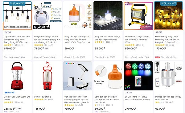 Người tiêu dùng cần phải thận trọng khi mua và sử dụng đèn tích điện an toàn.