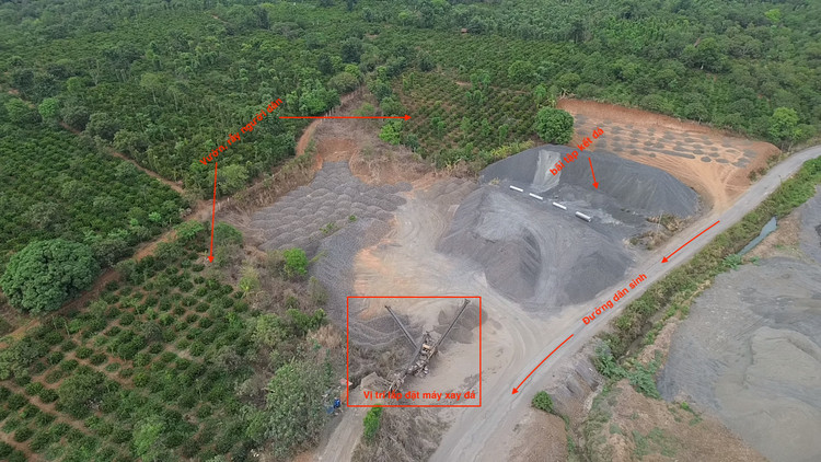 Đắk Lắk: Mỏ đá của Công ty Hoàng Vũ gây ô nhiễm môi trường