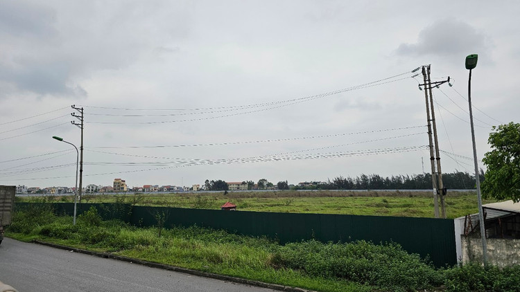 Khu đất thực hiện dự án nhà máy sản xuất đồ gỗ nội thất của Công ty CP Tân Hoàng Minh Hải Dương hiện vẫn là bãi đất trống