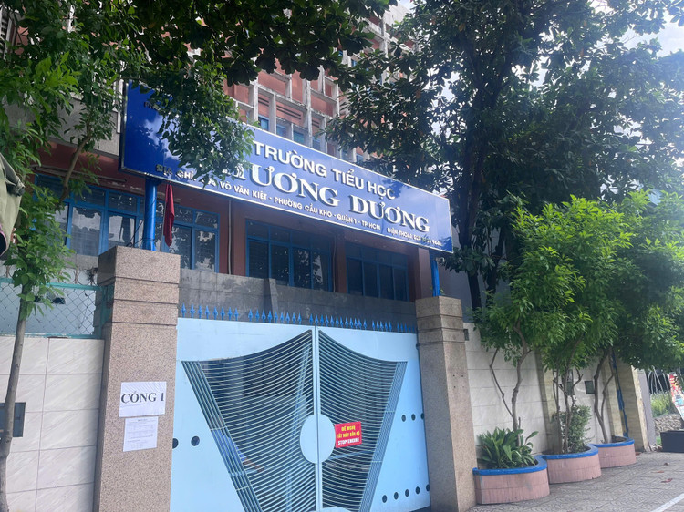 Trường Tiểu học Chương Dương, quận 1, TP HCM. Ảnh: Nhàn Lê/ Tiền Phong
