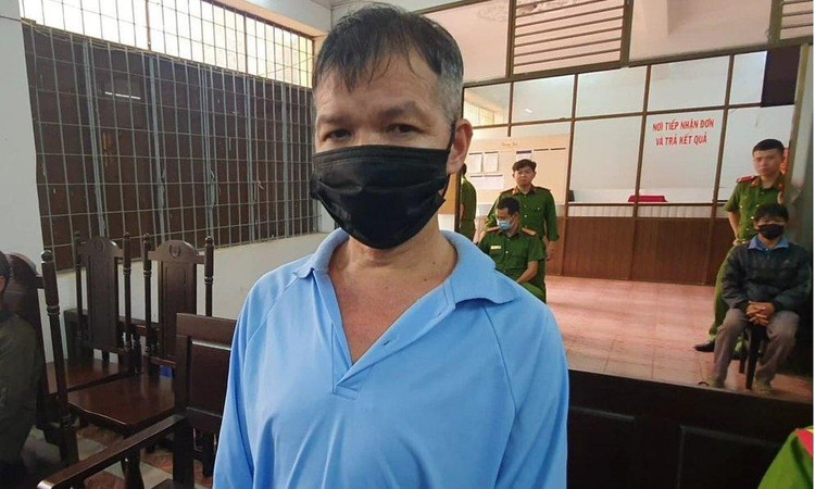 Bị cáo Trần Văn Niu tại phiên tòa.