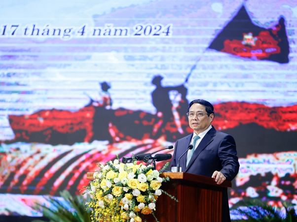 Thủ tướng Phạm Minh Chính phát biểu tại cuộc gặp mặt. Ảnh: VGP/Nhật Bắc. Thủ tướng Phạm Minh Chính phát biểu tại cuộc gặp mặt. Ảnh: VGP/Nhật Bắc.