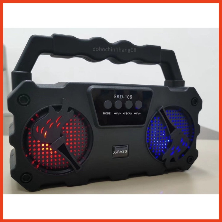 Loa bluetooth hát karaoke SKD -106 có giá 116.000 đồng, được rao bán trên mạng. Loa bluetooth hát karaoke SKD -106 có giá 116.000 đồng, được rao bán trên mạng.