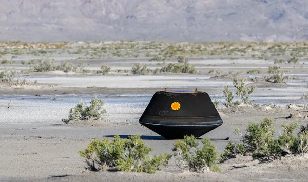 Các nhà khoa học phát hiện ra nitơ, khoáng chất và hàng ngàn hợp chất hữu cơ trong mẫu tiểu hành tinh Bennu. (Ảnh: NASA)