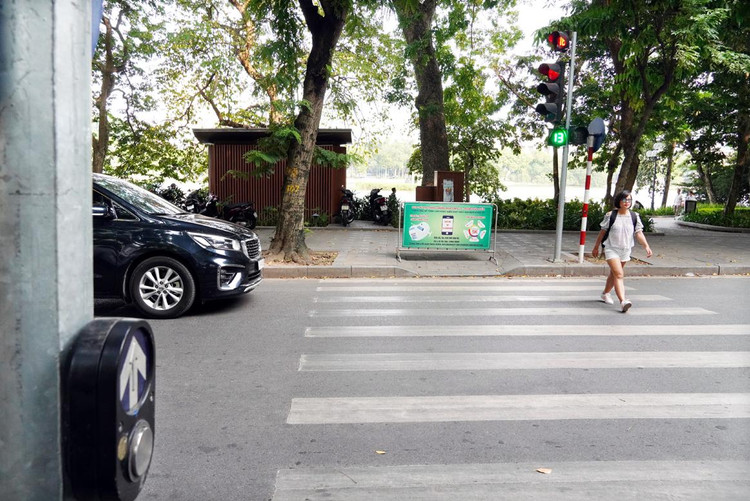 Là bạn có thể qua đường một cách an toàn.